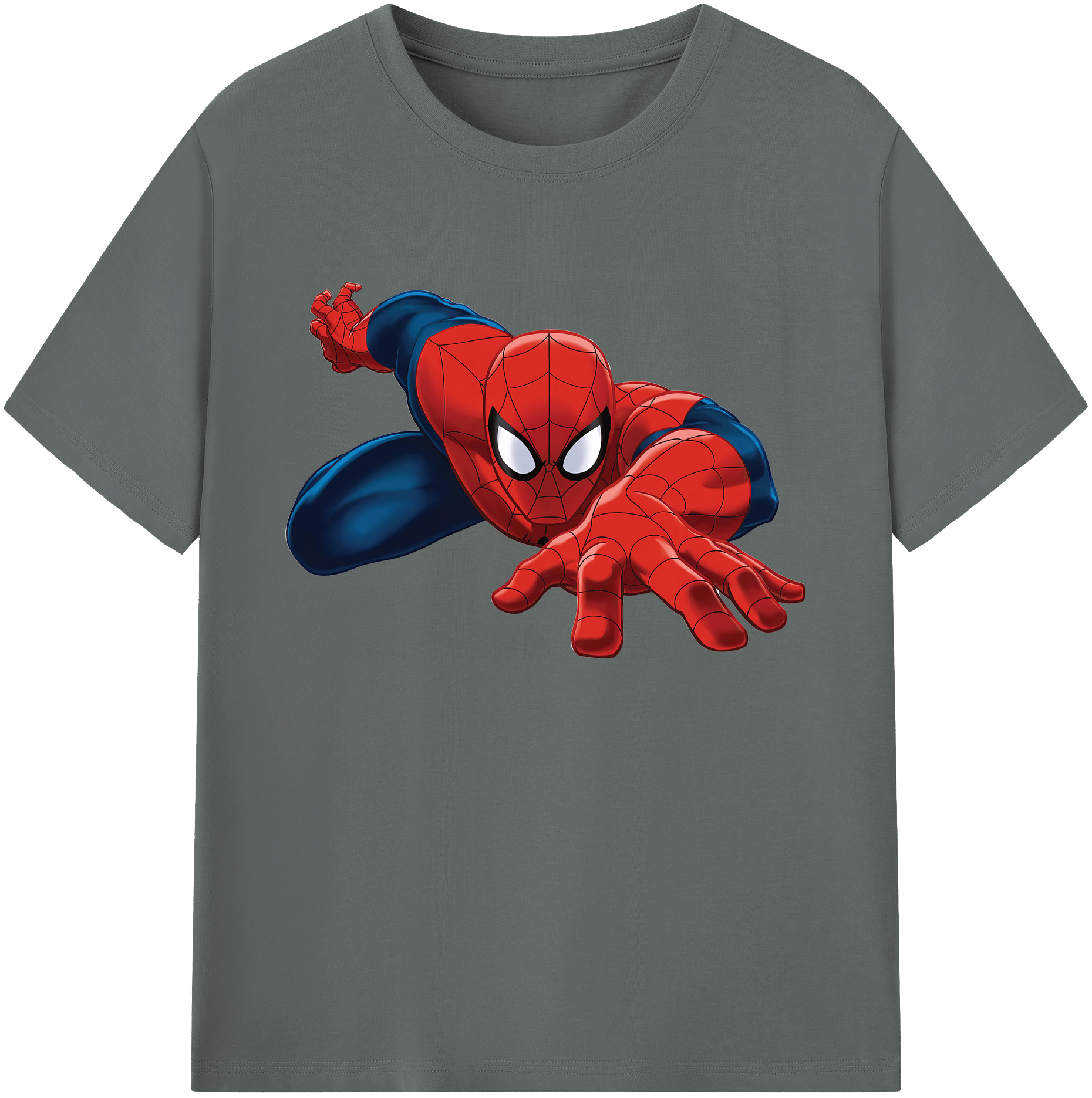 （画像用） Spider Man スパイダーマン 綿100％ メンズ半袖Tシャツ｜肌触りやわらか＆通気性